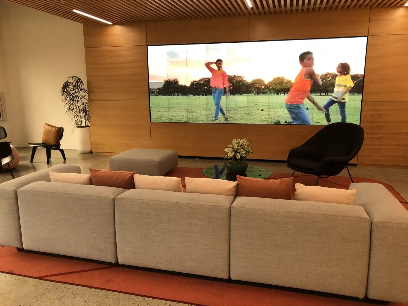 The Google front office on a rainy day