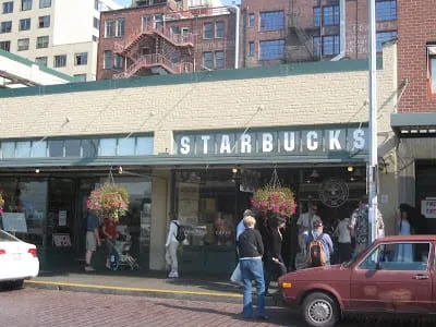 Starbucks, which sold espresso makers and beans before brewing coffee