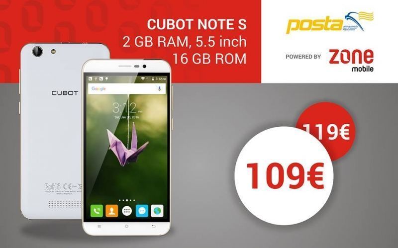 Cubot Note S