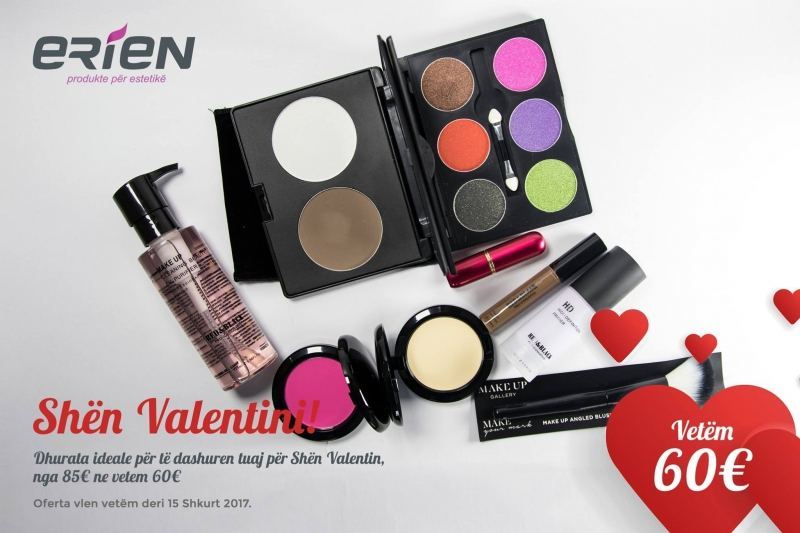 Erien ofron zbritje në kozmetikë
