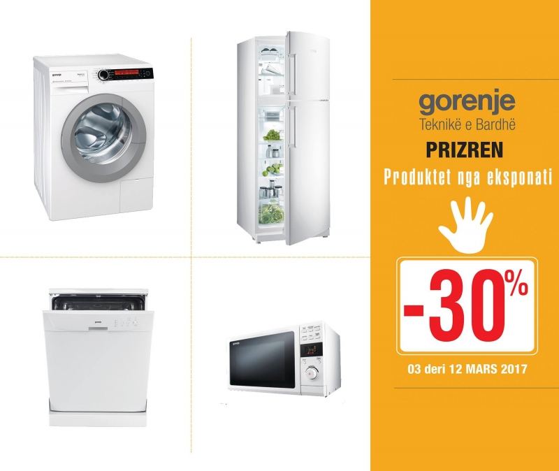 Zbritje në Teknikë të Bardhë GORENJE