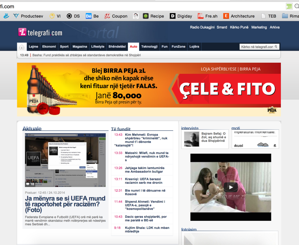 Telegrafi uefa